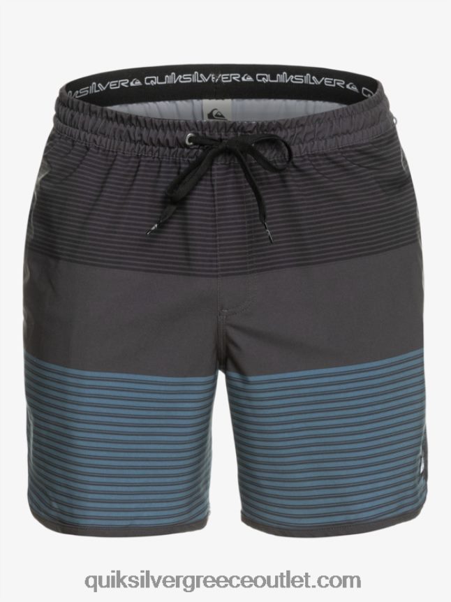 surfsilk tijuana 17 βόλια Quiksilver άνδρες 66LP84512 μαύρος