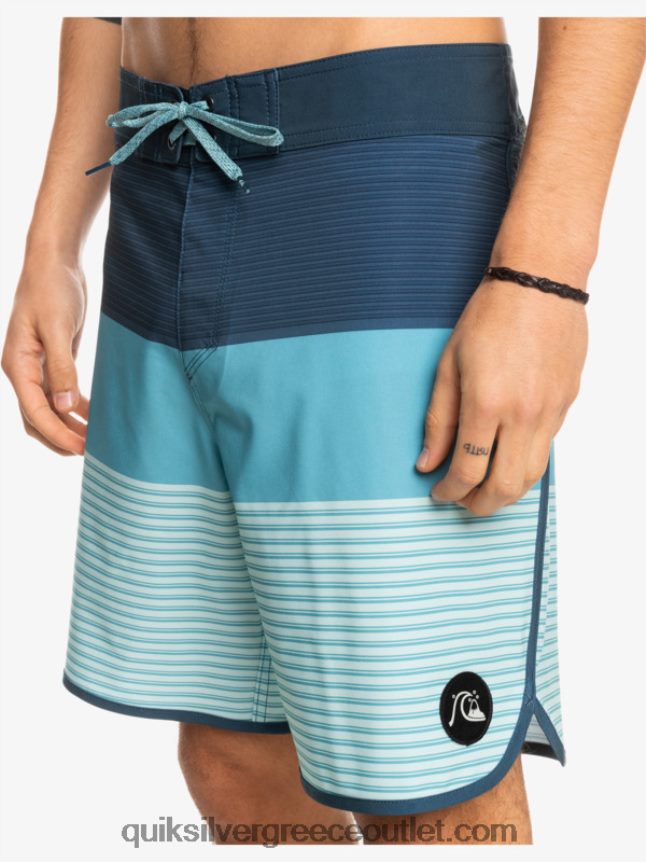 surfsilk tijuana 19 boardshort Quiksilver άνδρες 66LP841398 διακριτικά μπλε