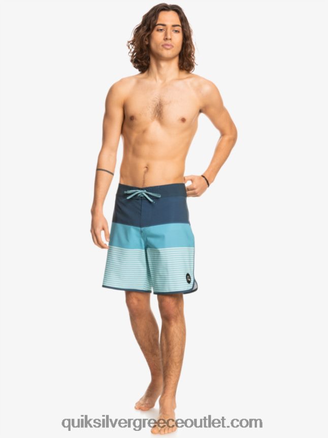 surfsilk tijuana 19 boardshort Quiksilver άνδρες 66LP841398 διακριτικά μπλε