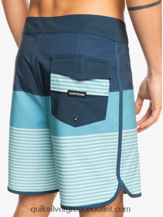 surfsilk tijuana 19 boardshort Quiksilver άνδρες 66LP841398 διακριτικά μπλε