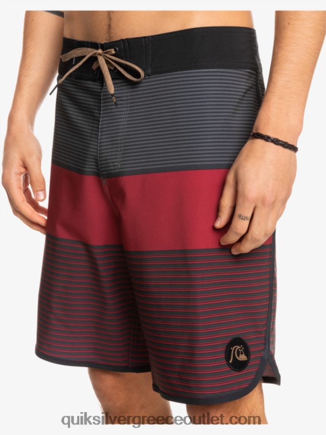 surfsilk tijuana 19 boardshort Quiksilver άνδρες 66LP841405 ρουμπίνι κρασί