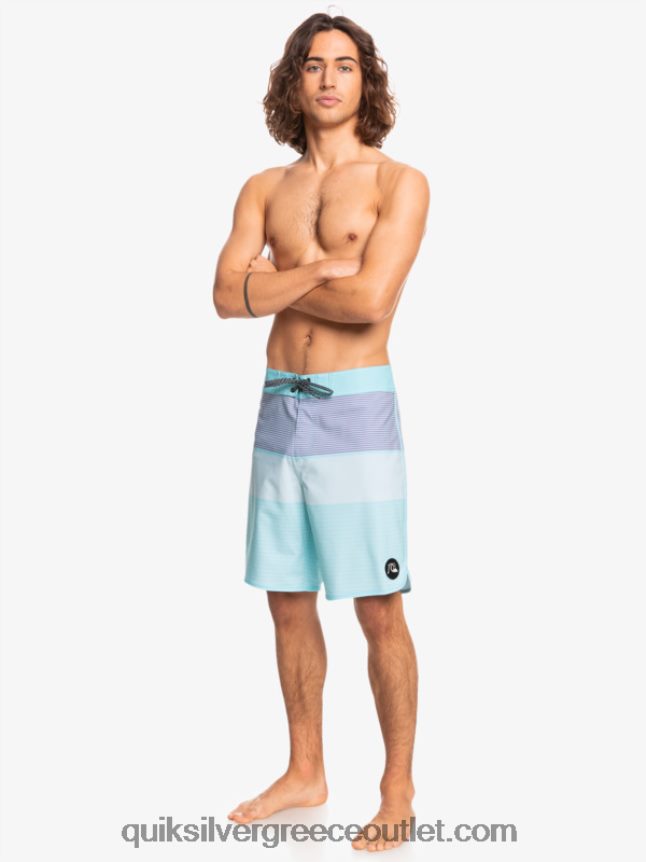 surfsilk tijuana 19 boardshort Quiksilver άνδρες 66LP841407 μπλε άγγελος