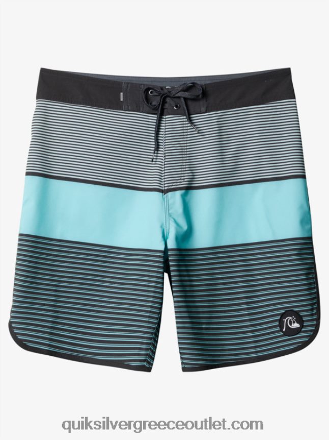 surfsilk tijuana 19 boardshort Quiksilver άνδρες 66LP841409 ασφαλτικό σκυρόδερμα