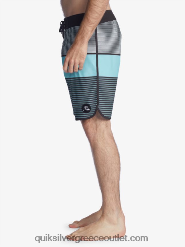 surfsilk tijuana 19 boardshort Quiksilver άνδρες 66LP841409 ασφαλτικό σκυρόδερμα