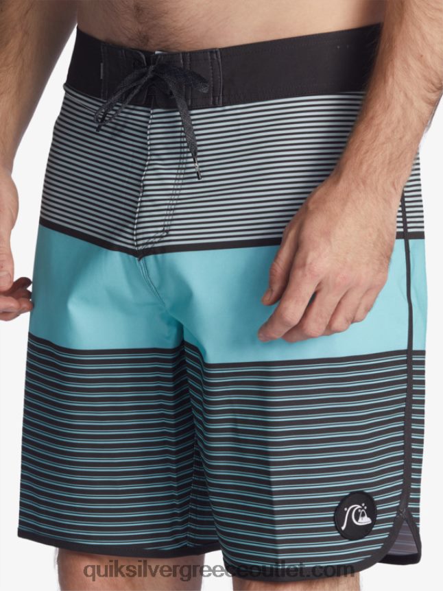 surfsilk tijuana 19 boardshort Quiksilver άνδρες 66LP841409 ασφαλτικό σκυρόδερμα