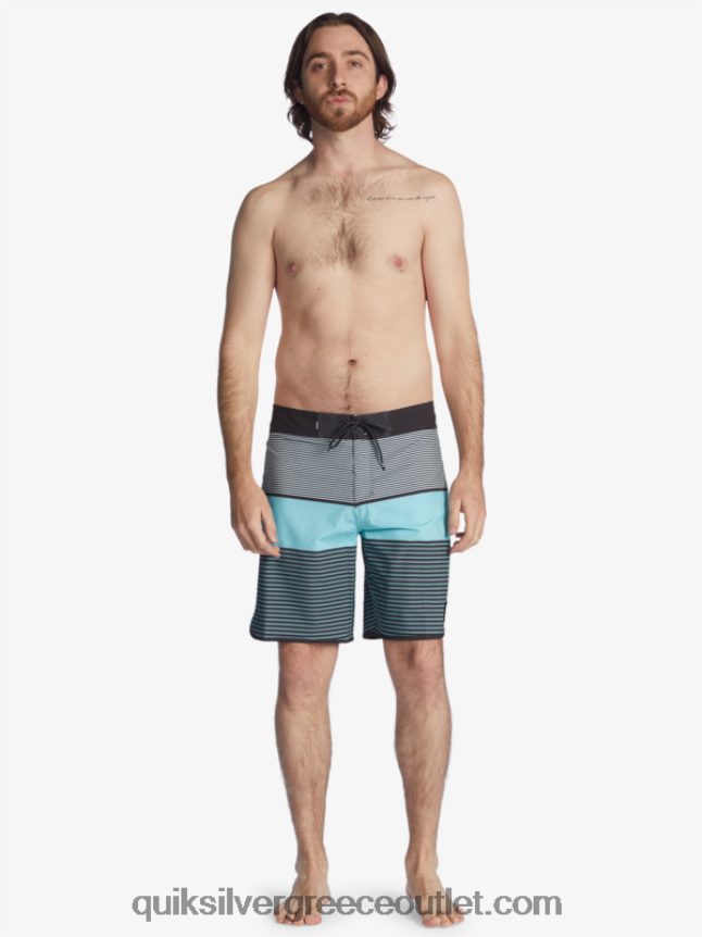 surfsilk tijuana 19 boardshort Quiksilver άνδρες 66LP841409 ασφαλτικό σκυρόδερμα