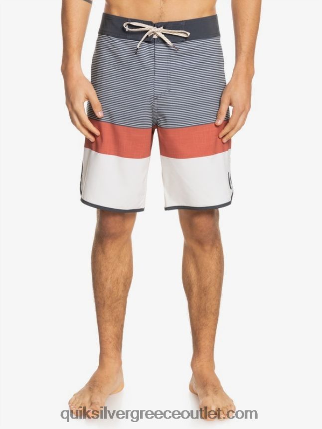surfsilk tijuana 19 boardshort Quiksilver άνδρες 66LP841866 ασφαλτικό σκυρόδερμα