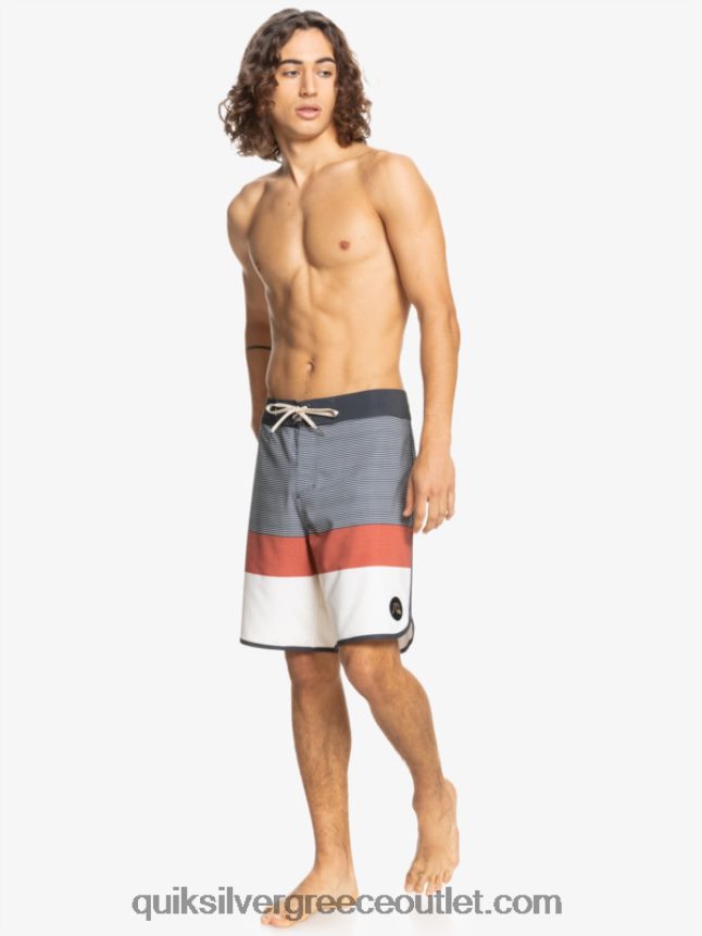 surfsilk tijuana 19 boardshort Quiksilver άνδρες 66LP841866 ασφαλτικό σκυρόδερμα
