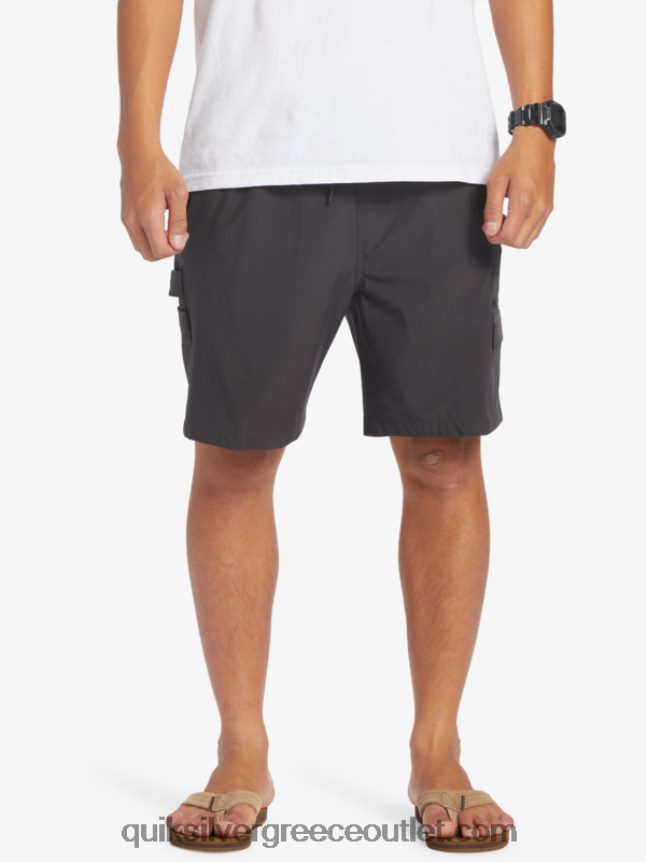 taxer cargo 18 αμφίβια boardshort Quiksilver άνδρες 66LP84251 ασφαλτικό σκυρόδερμα