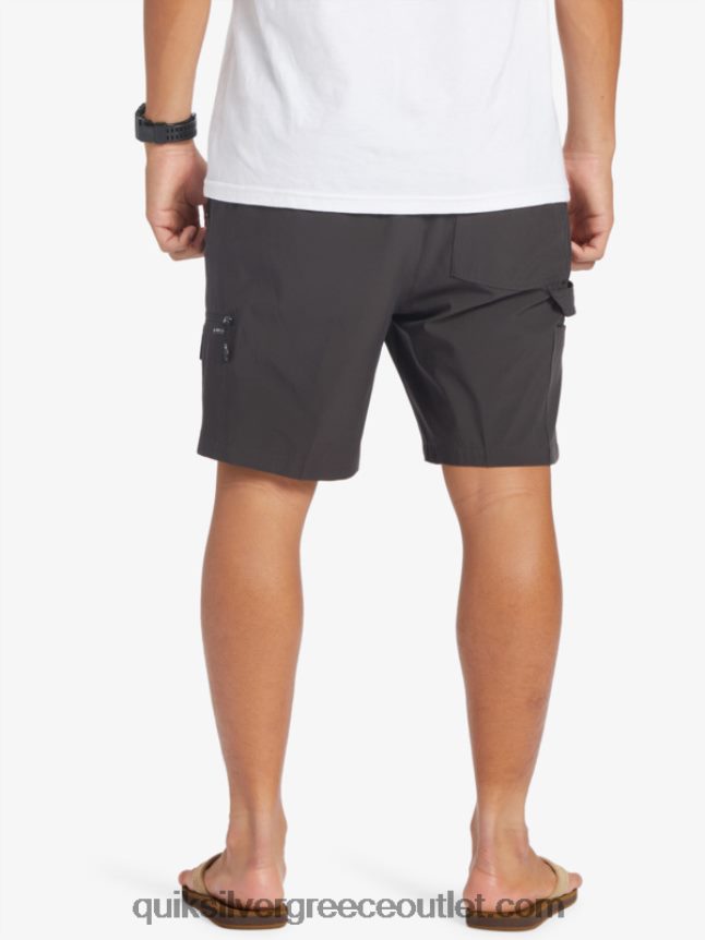 taxer cargo 18 αμφίβια boardshort Quiksilver άνδρες 66LP84251 ασφαλτικό σκυρόδερμα