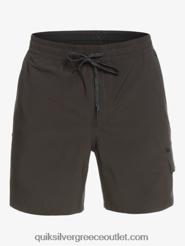 taxer cargo 18 αμφίβια boardshort Quiksilver άνδρες 66LP84251 ασφαλτικό σκυρόδερμα