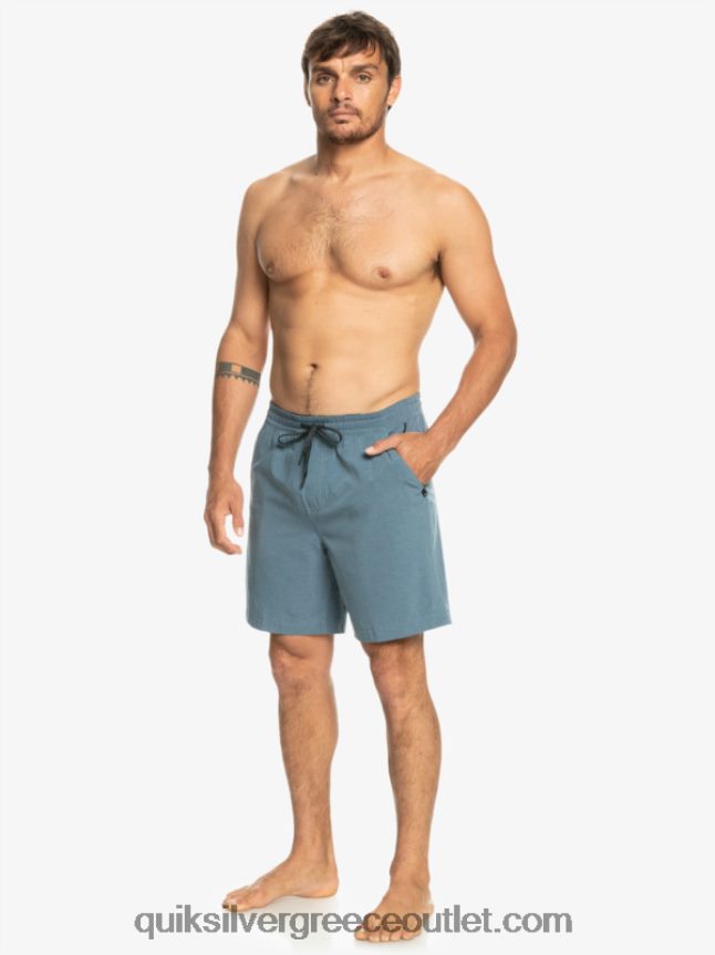 taxer heather 18 αμφίβια boardshort Quiksilver άνδρες 66LP84302 θάλασσα του Βέρινγκ