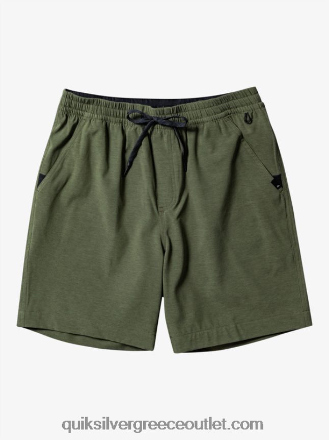 taxer heather 18 αμφίβια boardshort Quiksilver άνδρες 66LP84303 τετράφυλλο τριφύλλι
