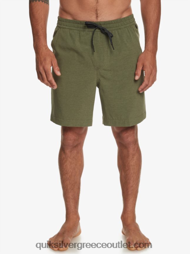 taxer heather 18 αμφίβια boardshort Quiksilver άνδρες 66LP84303 τετράφυλλο τριφύλλι