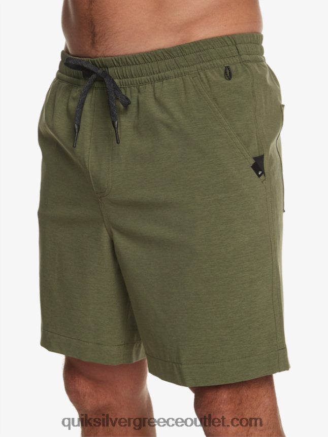 taxer heather 18 αμφίβια boardshort Quiksilver άνδρες 66LP84303 τετράφυλλο τριφύλλι
