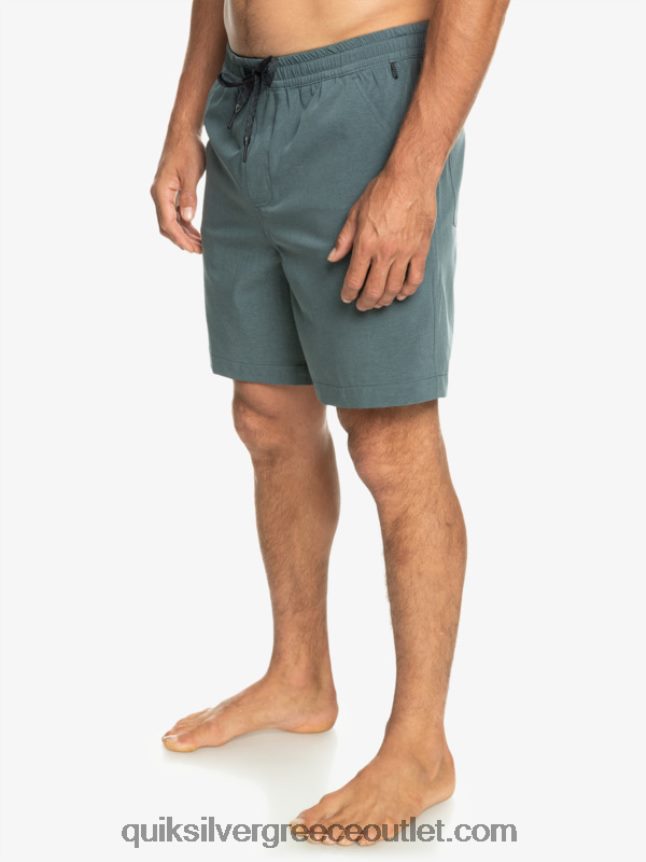 taxer heather 18 αμφίβια boardshort Quiksilver άνδρες 66LP84305 σκούρο σχιστόλιθο