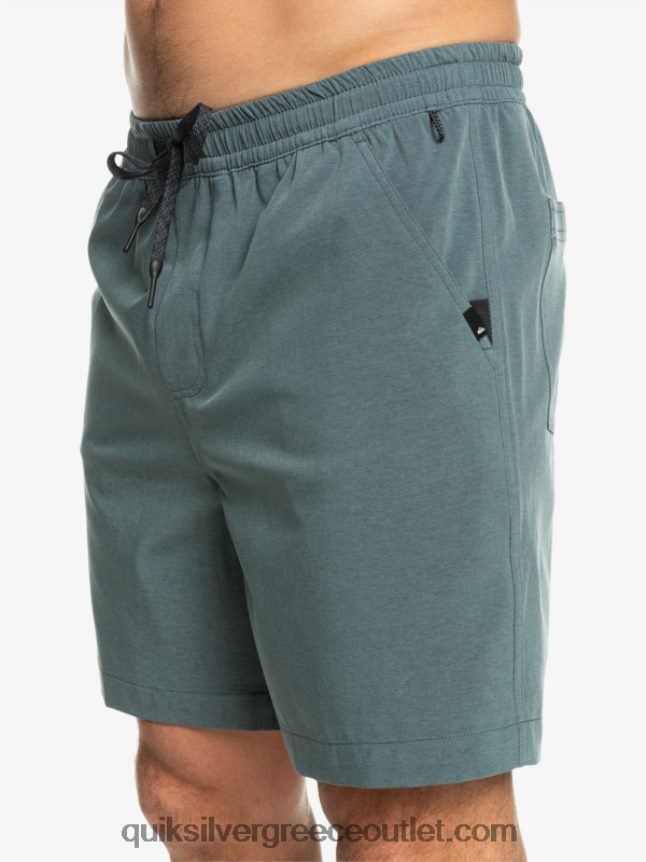 taxer heather 18 αμφίβια boardshort Quiksilver άνδρες 66LP84305 σκούρο σχιστόλιθο
