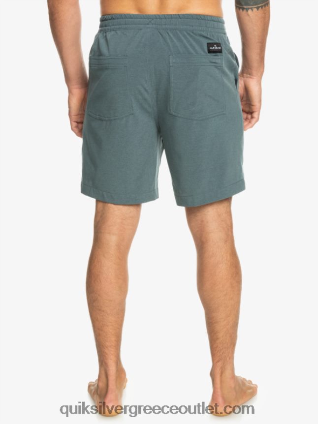 taxer heather 18 αμφίβια boardshort Quiksilver άνδρες 66LP84305 σκούρο σχιστόλιθο