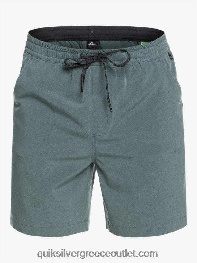 taxer heather 18 αμφίβια boardshort Quiksilver άνδρες 66LP84305 σκούρο σχιστόλιθο