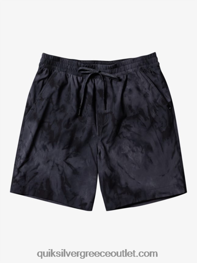 taxer print 18 αμφίβια boardshort Quiksilver άνδρες 66LP84101 μαύρος