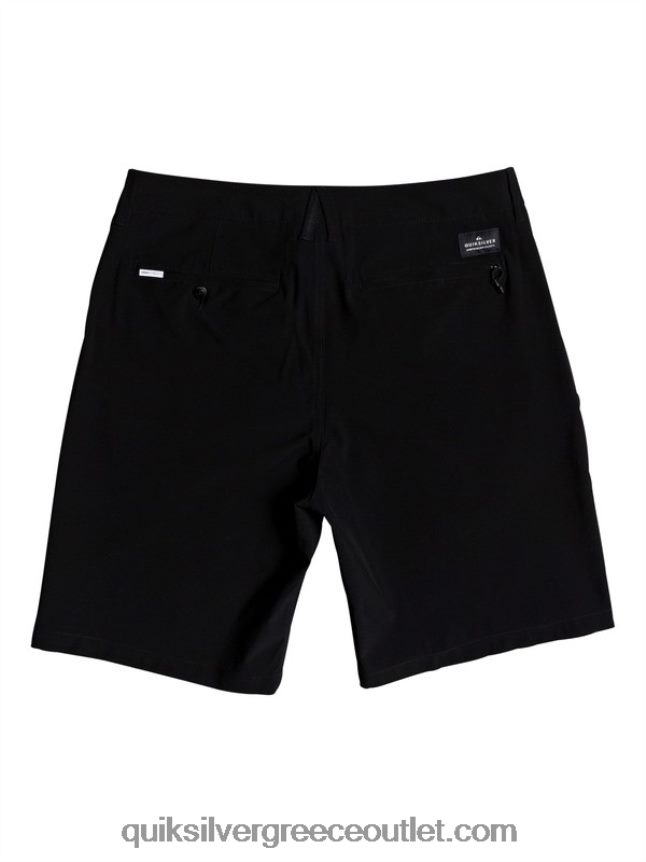 union amphibian 20 υβριδικά σορτς Quiksilver άνδρες 66LP841317 μαύρος