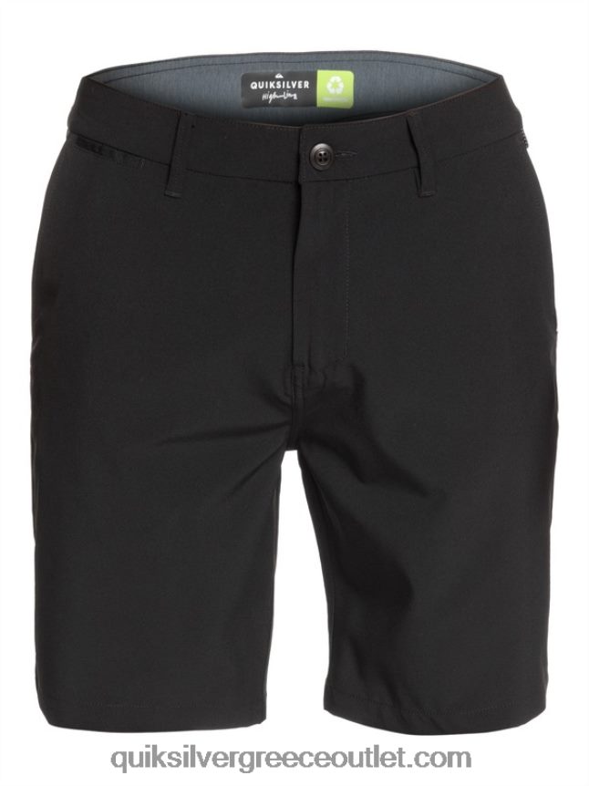 union amphibian 20 υβριδικά σορτς Quiksilver άνδρες 66LP841317 μαύρος