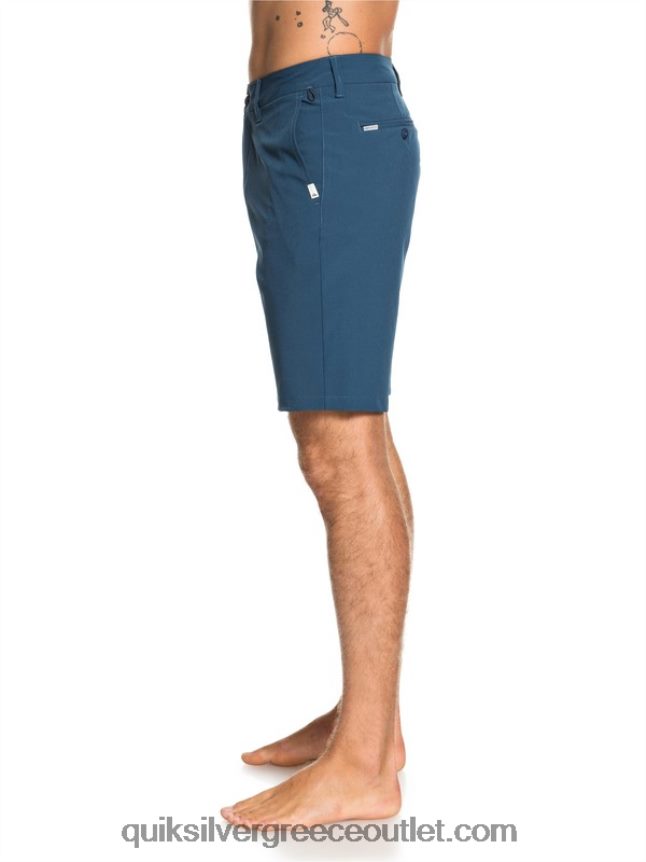 union amphibian 20 υβριδικά σορτς Quiksilver άνδρες 66LP841320 μπλε μαγιόλικα
