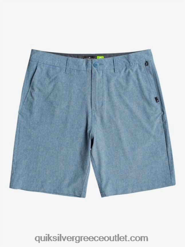 union heather amphibian 20 υβριδικό σορτς Quiksilver άνδρες 66LP841586 καπετάνιοι μπλε
