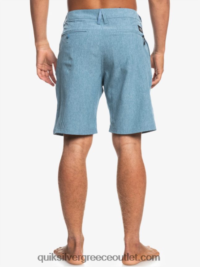 union heather amphibian 20 υβριδικό σορτς Quiksilver άνδρες 66LP841586 καπετάνιοι μπλε