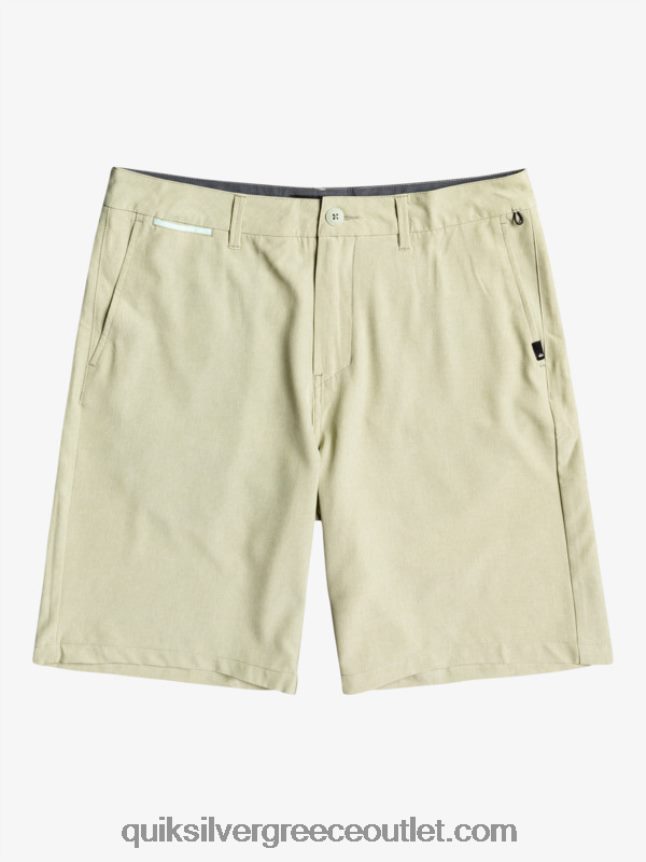 union heather amphibian 20 υβριδικό σορτς Quiksilver άνδρες 66LP841587 φασκόμηλο της ερήμου
