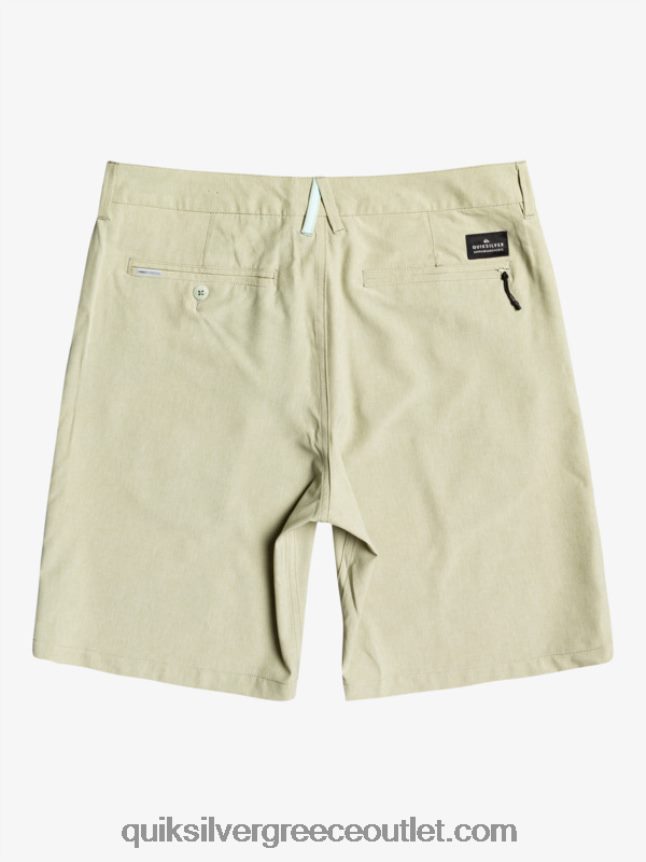 union heather amphibian 20 υβριδικό σορτς Quiksilver άνδρες 66LP841587 φασκόμηλο της ερήμου