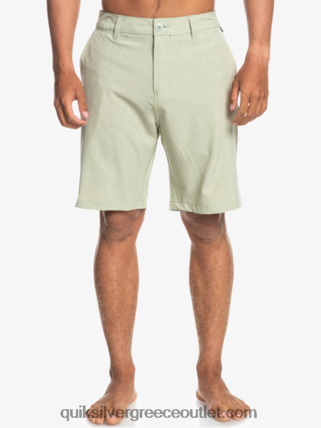 union heather amphibian 20 υβριδικό σορτς Quiksilver άνδρες 66LP841587 φασκόμηλο της ερήμου