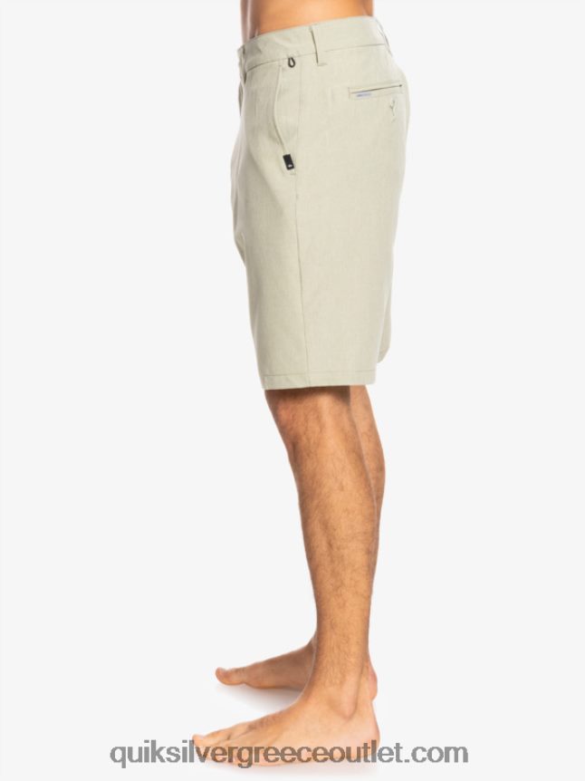 union heather amphibian 20 υβριδικό σορτς Quiksilver άνδρες 66LP841587 φασκόμηλο της ερήμου