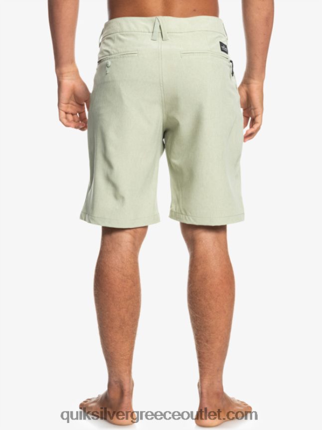 union heather amphibian 20 υβριδικό σορτς Quiksilver άνδρες 66LP841587 φασκόμηλο της ερήμου