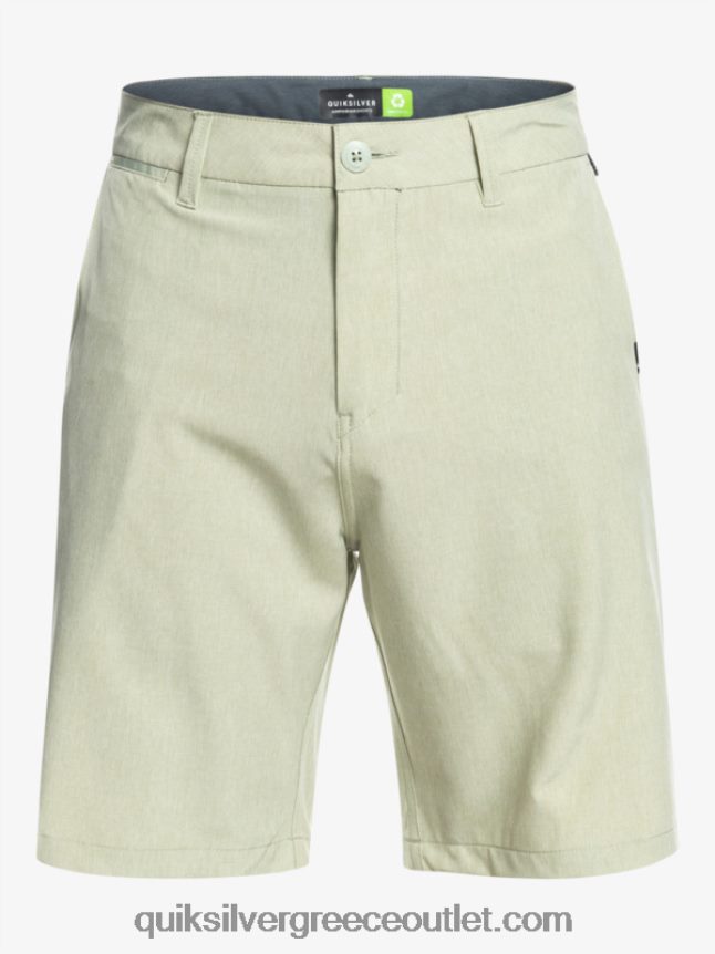 union heather amphibian 20 υβριδικό σορτς Quiksilver άνδρες 66LP841587 φασκόμηλο της ερήμου