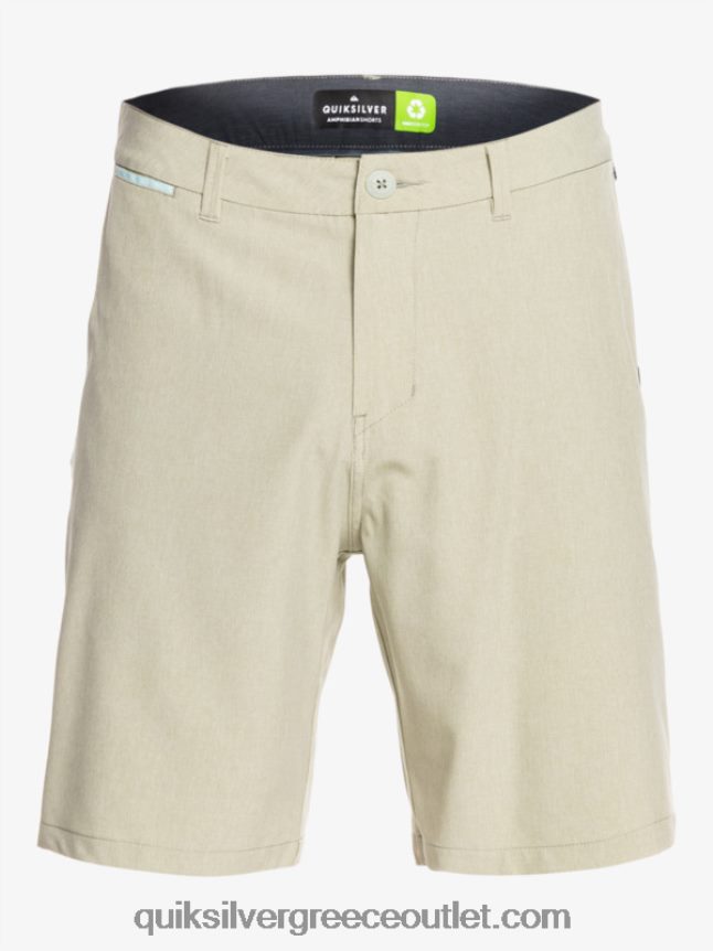 union heather amphibian 20 υβριδικό σορτς Quiksilver άνδρες 66LP841587 φασκόμηλο της ερήμου