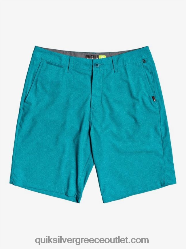union heather amphibian 20 υβριδικό σορτς Quiksilver άνδρες 66LP841588 μπλε κοράλλι