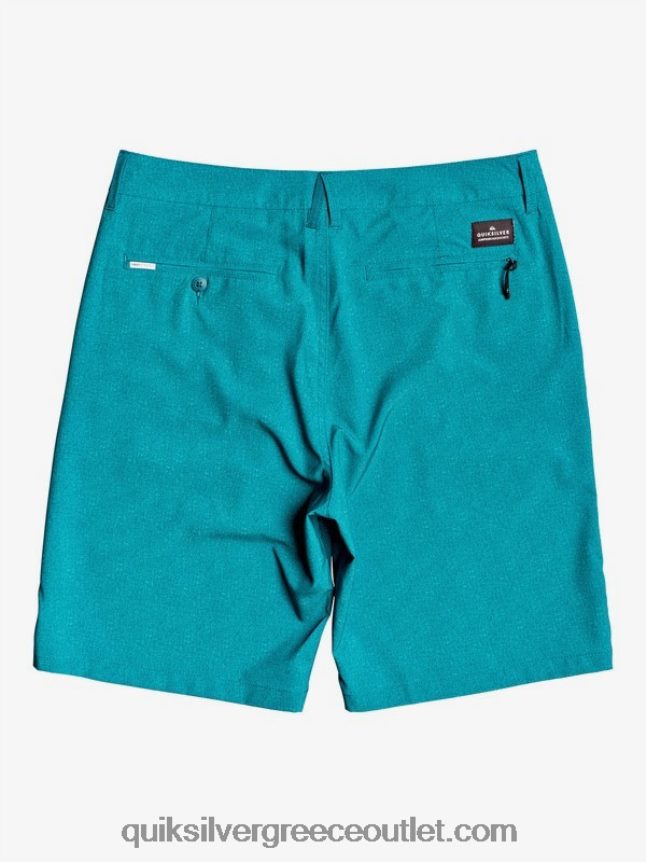 union heather amphibian 20 υβριδικό σορτς Quiksilver άνδρες 66LP841588 μπλε κοράλλι