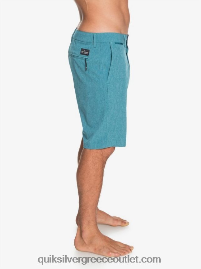 union heather amphibian 20 υβριδικό σορτς Quiksilver άνδρες 66LP841588 μπλε κοράλλι