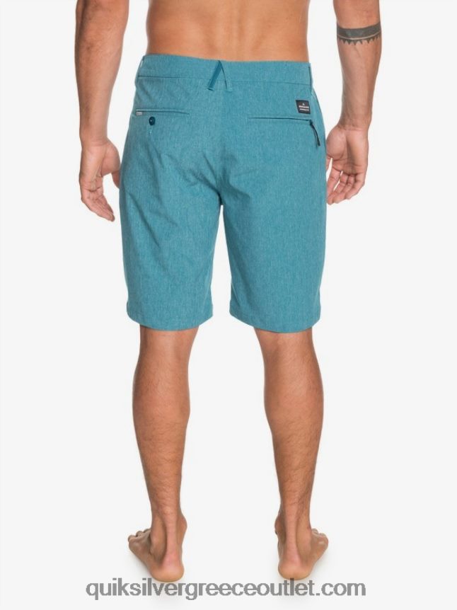 union heather amphibian 20 υβριδικό σορτς Quiksilver άνδρες 66LP841588 μπλε κοράλλι