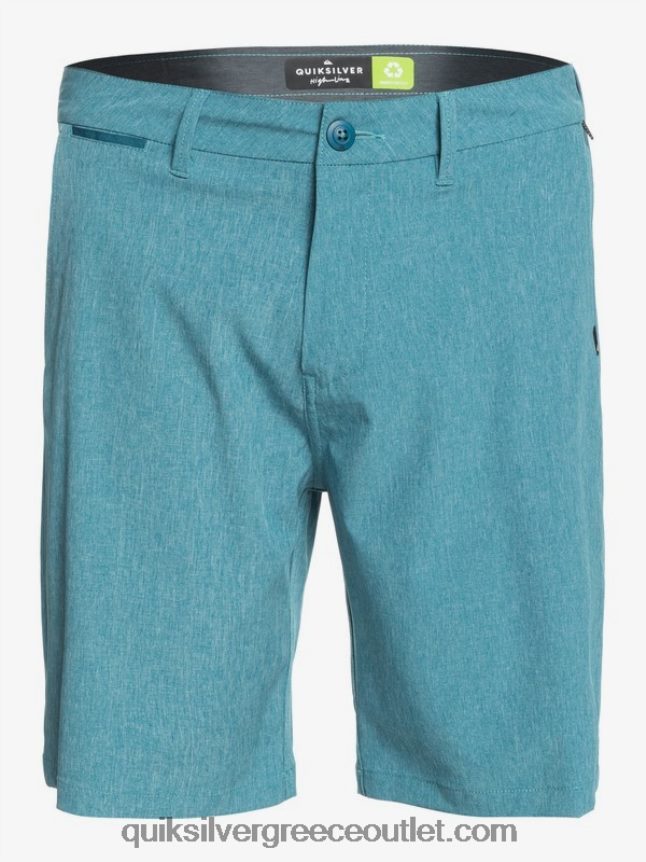 union heather amphibian 20 υβριδικό σορτς Quiksilver άνδρες 66LP841588 μπλε κοράλλι