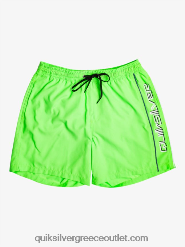 καθημερινό vert 16 βολέ Quiksilver άνδρες 66LP84696 πράσινο γκέκο
