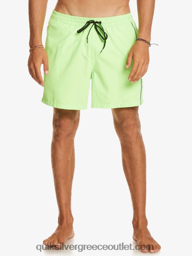 καθημερινό vert 16 βολέ Quiksilver άνδρες 66LP84696 πράσινο γκέκο