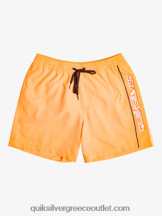 καθημερινό vert 16 βολέ Quiksilver άνδρες 66LP84697 πορτοκαλί ποπ