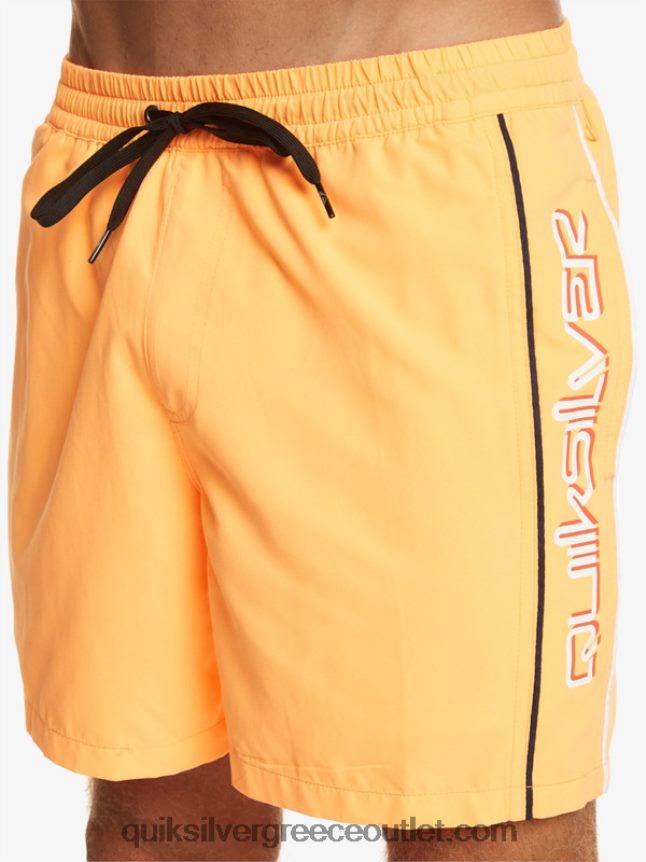 καθημερινό vert 16 βολέ Quiksilver άνδρες 66LP84697 πορτοκαλί ποπ