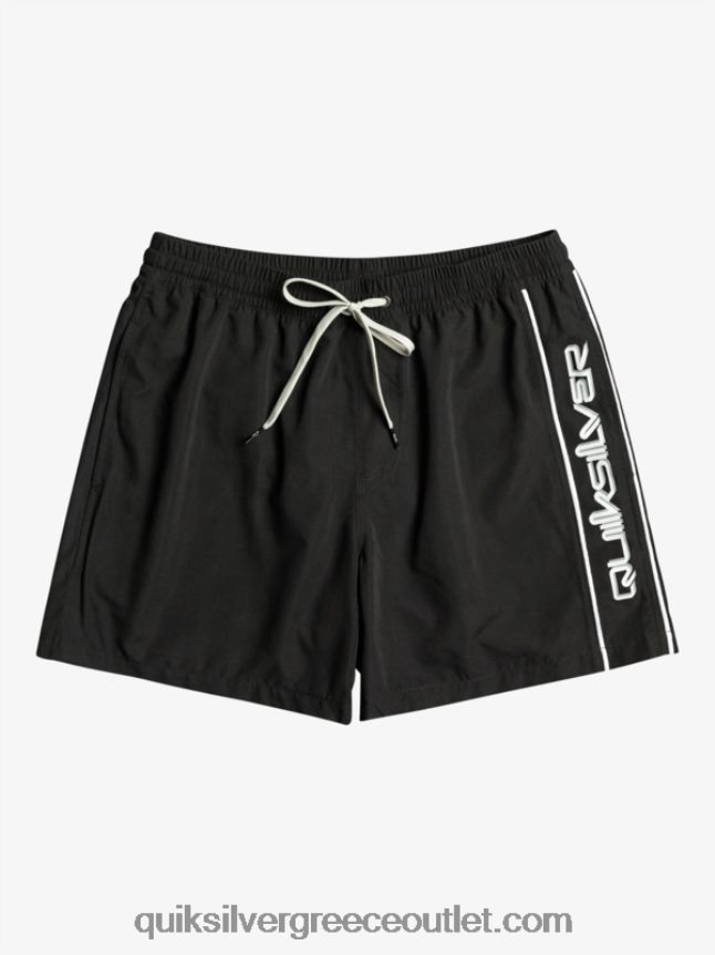 καθημερινό vert 16 βολέ Quiksilver άνδρες 66LP84698 μαύρος