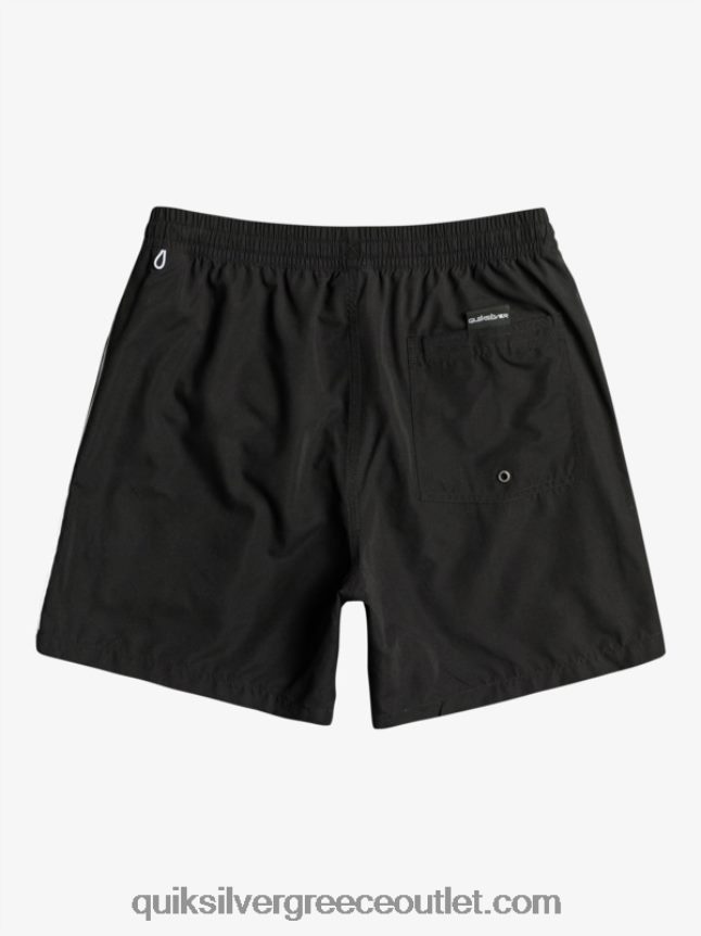 καθημερινό vert 16 βολέ Quiksilver άνδρες 66LP84698 μαύρος