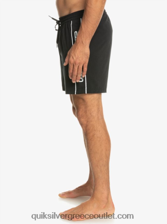 καθημερινό vert 16 βολέ Quiksilver άνδρες 66LP84698 μαύρος