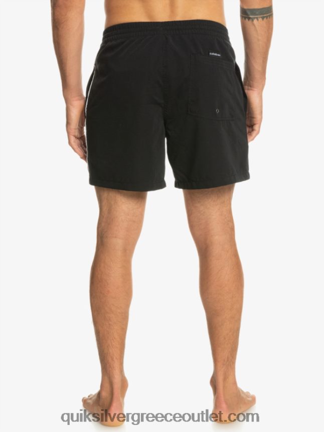 καθημερινό vert 16 βολέ Quiksilver άνδρες 66LP84698 μαύρος