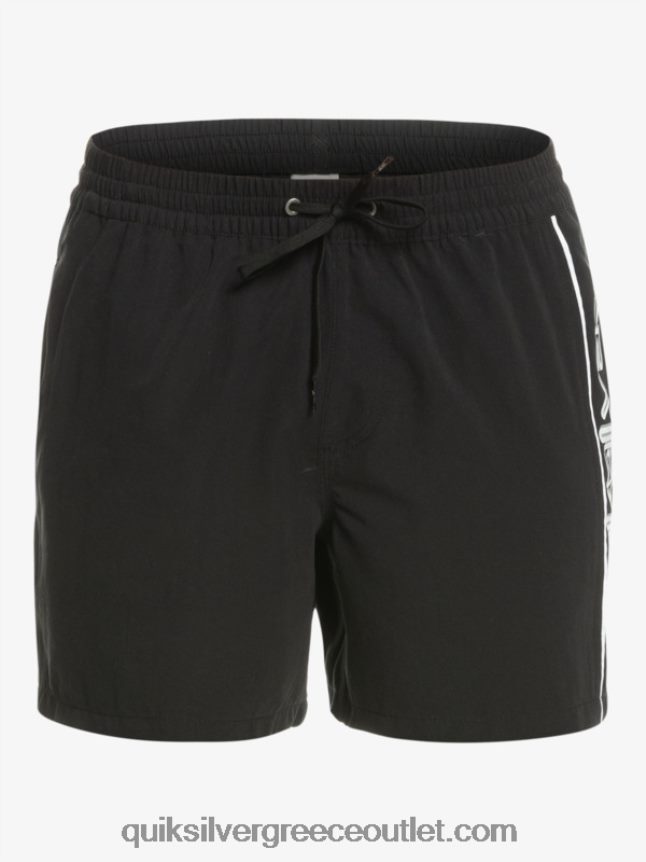 καθημερινό vert 16 βολέ Quiksilver άνδρες 66LP84698 μαύρος
